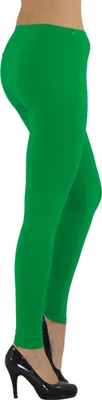 Produktbild von Damen Leggings Leggins lang hoher Bund grün XXL