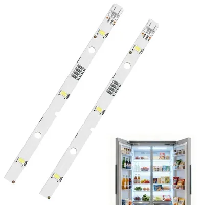 LED-Lichtstreifen für Kühlschrank, 2 Stück, Kunststoff