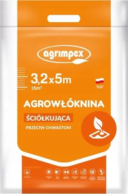 Zdjęcie produktu dla Agrowłóknina ściółkująca czarna do ogrodu 3,2 x 5 m