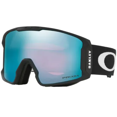 Produktbild von Oakley Line Miner XM, doppelte Scheibe, Schwarz, Unisex, Zylindrische (flache) Linse, Schwarz, Blau