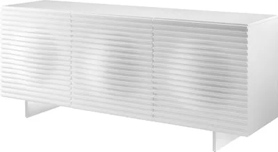Immagine prodotto di FURNLUX Credenza Hudson Bianco e Argento 180cm / Colore principale: Bianco / Dimensioni: 180 x 73 x 49 cm