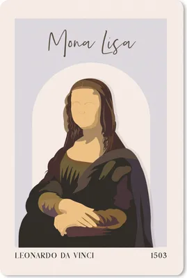 Produktbild von MuchoWow® Mauspad Mousepad Mona Lisa - Blau - Licht - Alte Meister 18x27 cm - Mousepads - Maus Mat - Pad - Mausunterlage