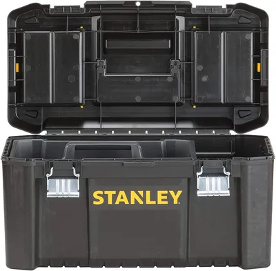 Obrázok produktu pre Stanley STST1-75521, Box na náradie, Kov, Plast, Čierna, Žltá, 482 mm, 254 mm, 250 mm