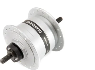 Produktbild von Shimano Fahrrad Naben Dynamo DH-3N31-NT 36 Loch 100mm silber Vollachse
