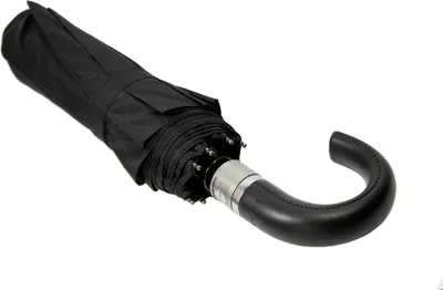 Produktbild von Regenschirm SCHWARZ automatisch leicht unifarben groß 120 cm Herren
