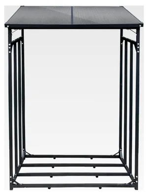 Produktbild von Kaminholzregal 130x70x185cm Aluminium Anthrazit