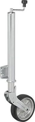 Immagine prodotto di 341505V03 Ruota di supporto 570/60 mm con cerchio in acciaio e pneumatici in gomma piena 220 x 65 mm pieghevole 500 kg