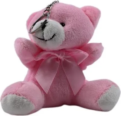 Produktbild von Plüschbär Schlüsselanhänger 12cm Teddybär Anhänger für Tasche & Rucksack Weich Geschenkidee