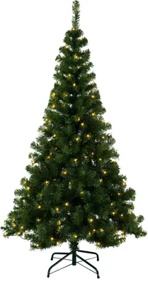 Produktbild von Best Season LED-Weihnachtsbaum "Ottawa" beleuchtet, outdoor ca.180 cm, 180 warm white LED, Kunststoff-Fuß, 609-02