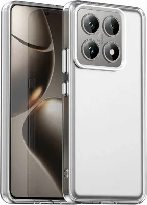 Obrázek produktu pro Pouzdro pro Xiaomi 14T, tenké poloprůhledné matné nárazuvzdorné pouzdro na telefon Bílý