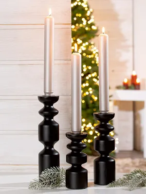 Produktbild von Gilde Stabkerzenständer "Curvum" H. 20 cm 55244