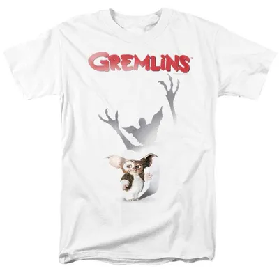Image de T-shirt Gremlins, modèle unie pour hommes/femmes, référence TV40176 (taille XL), couleur blanche