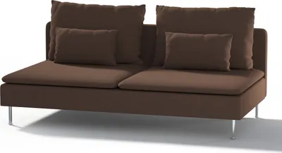Produktbild von Dekoria Bezug für Söderhamn Sitzelement 3, braun, Bezug für Sitzelement 3