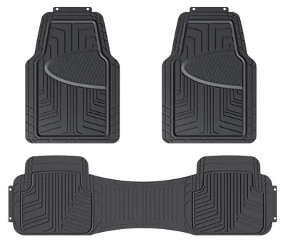 Immagine prodotto di A. Tappetini in gomma per auto, SUV e furgoni, set da 3 pezzi, con copertura completa