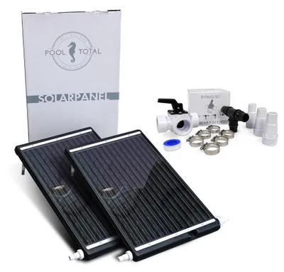 Produktbild von Solarkollektor Exklusiv 111,5 x 66 cm bis 20 m³ + Bypass-Set