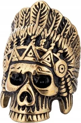 Produktbild von Indischer Totenkopf-Siegring 453