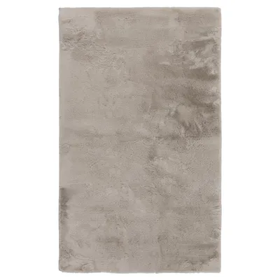 A plain, top-down view of a rectangular rug.