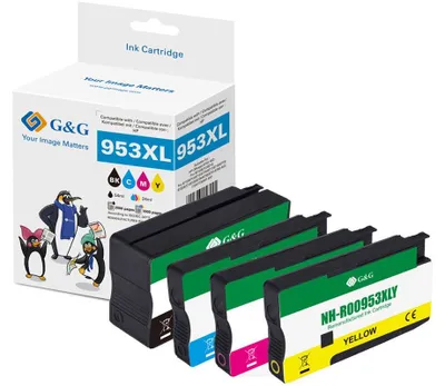 Immagine prodotto di G&G 14797 G&G XL-Druckerpatronen 4er Set HP 953XL/ 3HZ52A BK/C/M/Y