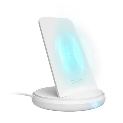 Produktbild von SBS TEWIRDESKQI10W, Drinnen, USB, 12 V, Kabelloses Aufladen, Weiß