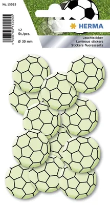 Zdjęcie produktu dla HERMA Leuchtsticker Fussball Mini