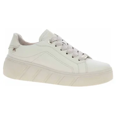 Produktbild von Rieker Sporthalbschuhe Formsohle modisch in weiss/weiss kombi, Gr. 40