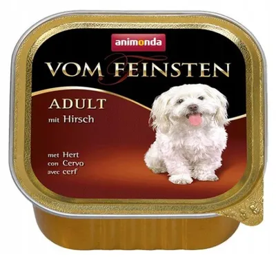Produktbild von animonda Vom Feinsten with deer, Adult, Hirsch, 150 g, Ohne Soja