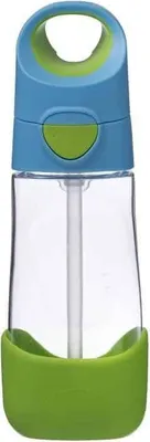 Produktbild von Bbox Tritanflasche mit Strohhalm Kinderflasche 450ml Ocean Breeze