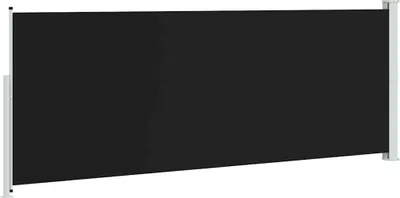 Produktbild von vidaXL Seitenmarkise Ausziehbar 180x500 cm Schwarz