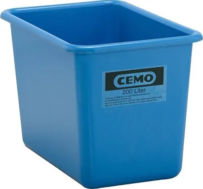 Produktbild von GFK-Rechteckbehälter CEMO 200 L Blau