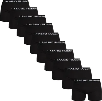 Produktbild von Mario Russo Boxershorts – Herren Boxershorts – Herrenunterwäsche – 10er-Pack – XXL – Schwarz