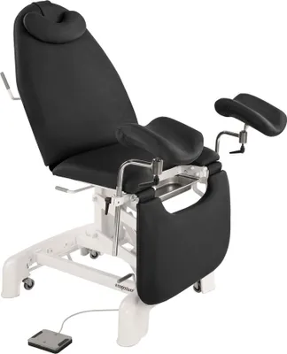 Imagen del producto de Silla ginecológica, silla para exámenes ginecológicos, eléctrica, disponible en varios colores, incluye taburete, color: 43 ()