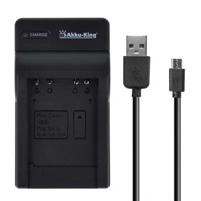 USB-Akku-Ladegerät fuer Samsung SLB-10A