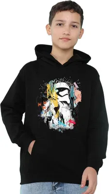 Produktbild von Star Wars - Kapuzenpullover für Kinder TV24520 (152-158) (Schwarz)
