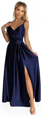 Productafbeelding van Numoco Damesjurk Chiara, marineblauw, maat XL