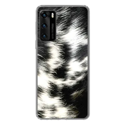 Produktbild von MuchoWow® Handyhülle Schutzhülle Hülle für Huawei P40 Die Kuhhaut einer Langhornkuh Silikon Softcase Handy Hülle - Handytasche