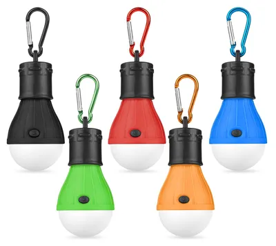Immagine prodotto di 5 lampade da campeggio, lanterne da campeggio a LED, luci per tende, luci di emergenza