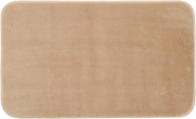 Immagine prodotto di Tappeto da bagno in microfibra premium antiscivolo Rio, rotondo, 110 cm - sabbia (73)
