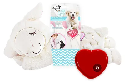 Produktbild von ALL FOR PAWS Little Buddy Heart Beat Sheep Dog - Plüschtier für Welpen