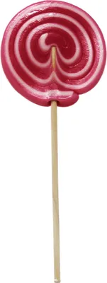 Produktbild von Spiral Lolly Girl rosa weiß großer Lutscher mit Kirschgeschmack 80g