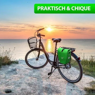 Produktbild von Famanu Fahrradtasche wasserdicht - 20L Grün