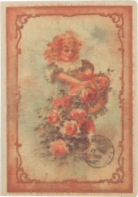 Immagine prodotto di Biglietto da visita per bambina 12,5x17,5 cm