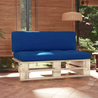 Produktbild von BEI CLORIS Outdoor-Mittelsofa Paletten Imprägniertes Kiefernholz - Gartensofas Neu9717605 2pallet