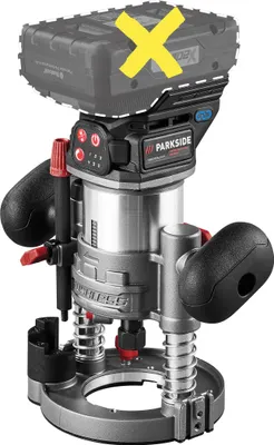 Produktbild von PARKSIDE PERFORMANCE® 20 V 3-in-1-Akku-Multifunktionsfräse »PMFAP 20-Li A1«, ohne Akku und Ladegerät