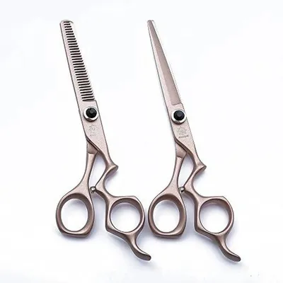 Produktbild von Friseurscheren Set 6 Zoll Haarschere Effilierschere Japanischer Edelstahl 440C