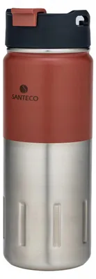 Produktbild von Santeco Thermobecher 500ml Rot Edelstahl - Auslaufsicher
