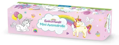 Produktbild von Trötsch Mini-Ausmalrolle Einhornwelt