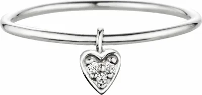 Produktbild von cai Ring 925/- Sterling Silber weiß 054 (17,2) Zirkonia 360272221
