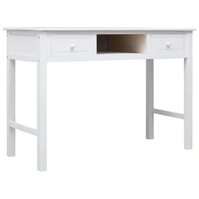 Immagine prodotto di Scrivania Bianca 110x45x76 cm in Legno