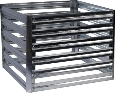 Zdjęcie produktu dla Dobar Muck, 550 l, Czarny, Stal galwanizowana, 930 mm, 930 mm, 700 mm