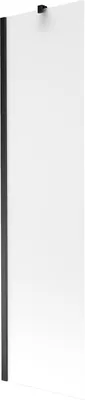 Produktbild von Mexen Next Badewannenabtrennung 1-flügelig 50 x 150 cm, matt, schwarz - 895-050-000-00-30-70
